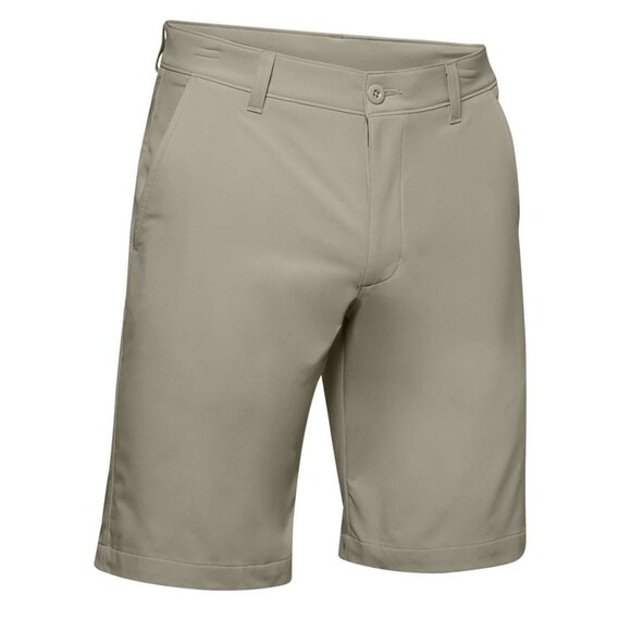Under Armour Men's Khaki Base Tech Shorts Size 34 - Picture 1 of 6